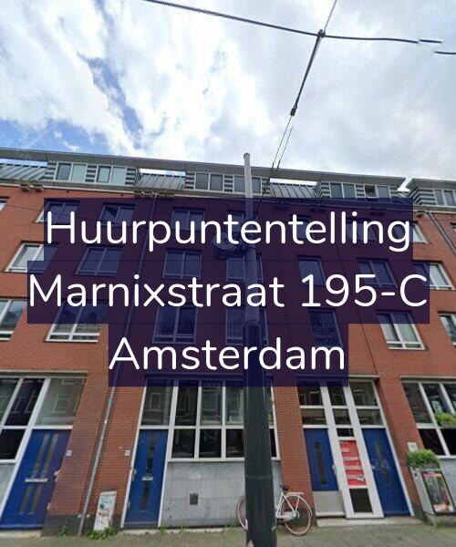 Foto gevel Huurpuntentelling voor Marnixstraat 195-C, Amsterdam