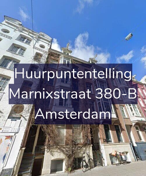 Foto gevel Huurpuntentelling voor Marnixstraat 380-B, Amsterdam