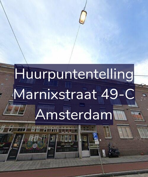 Foto gevel Huurpuntentelling voor Marnixstraat 49-C, Amsterdam