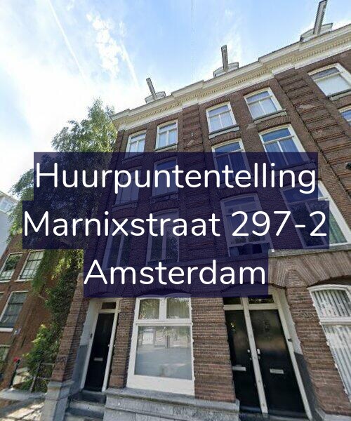 Foto gevel Huurpuntentelling voor Marnixstraat 297-2, Amsterdam
