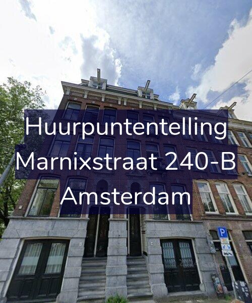 Foto gevel Huurpuntentelling voor Marnixstraat 240-B, Amsterdam