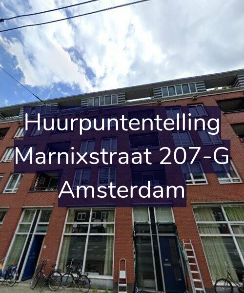 Foto gevel Huurpuntentelling voor Marnixstraat 207-G, Amsterdam