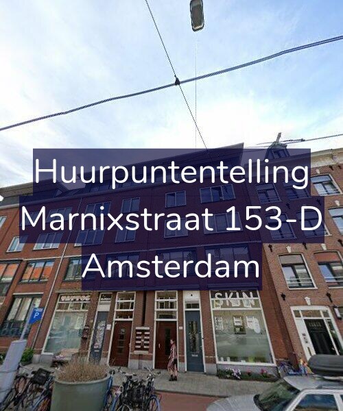 Foto gevel Huurpuntentelling voor Marnixstraat 153-D, Amsterdam