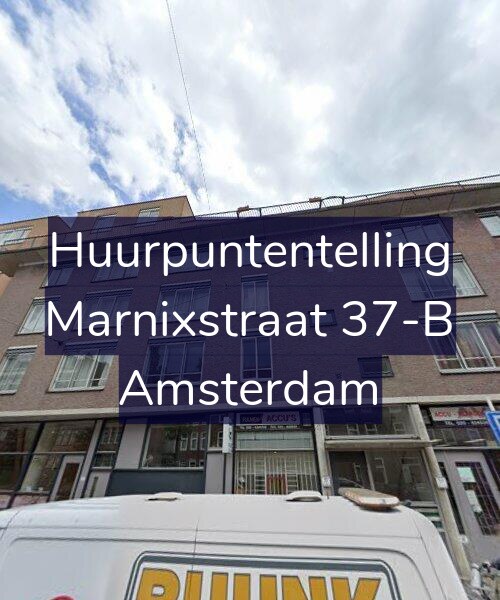 Foto gevel Huurpuntentelling voor Marnixstraat 37-B, Amsterdam