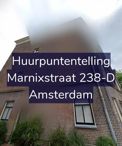 Foto gevel Huurpuntentelling voor Marnixstraat 238-D, Amsterdam