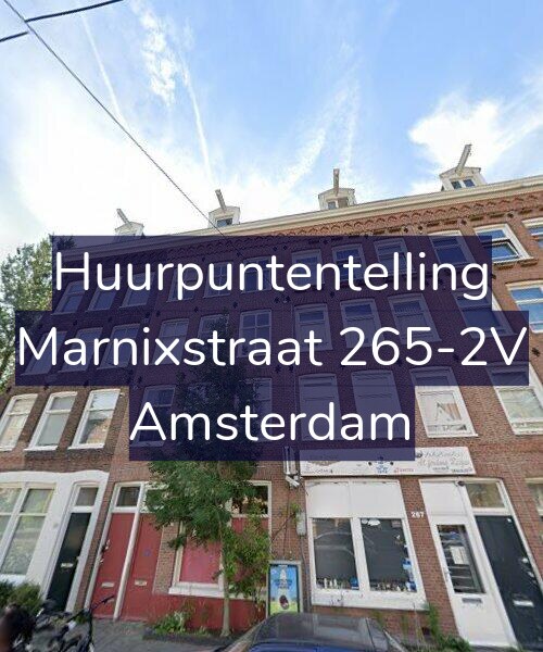Foto gevel Huurpuntentelling voor Marnixstraat 265-2V, Amsterdam