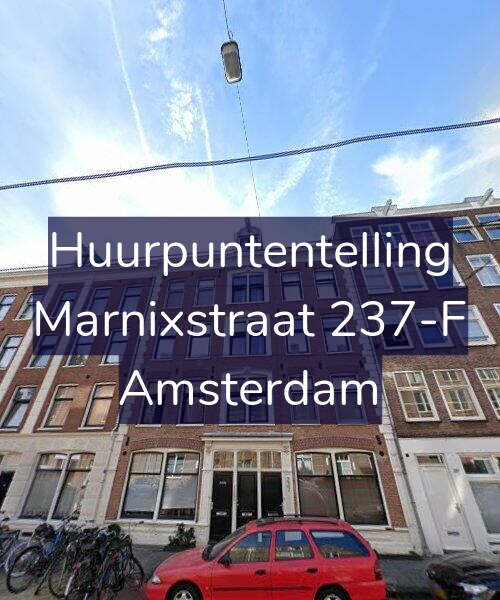 Foto gevel Huurpuntentelling voor Marnixstraat 237-F, Amsterdam