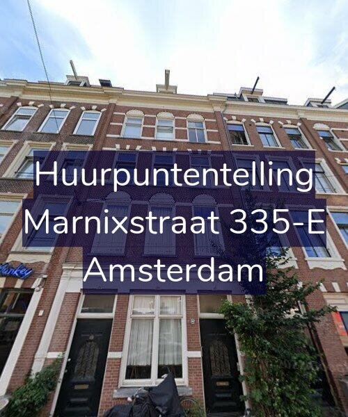 Foto gevel Huurpuntentelling voor Marnixstraat 335-E, Amsterdam