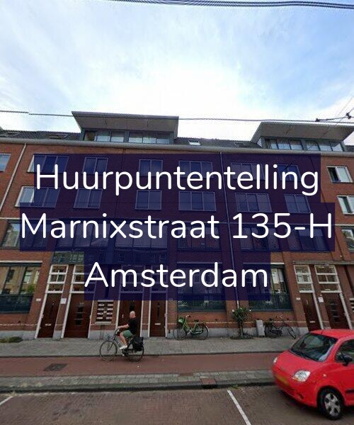 Foto gevel Huurpuntentelling voor Marnixstraat 135-H, Amsterdam
