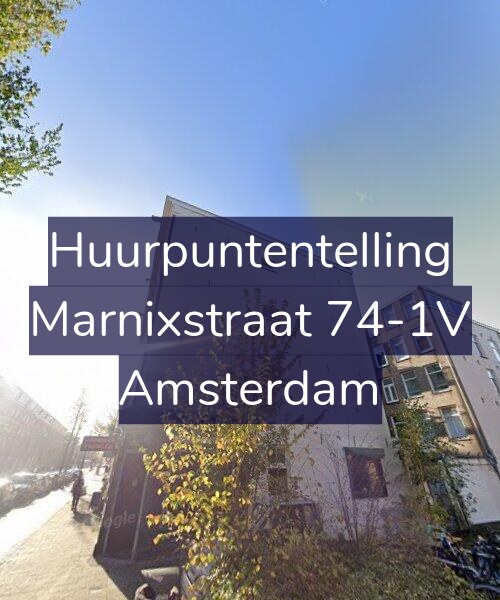 Foto gevel Huurpuntentelling voor Marnixstraat 74-1V, Amsterdam