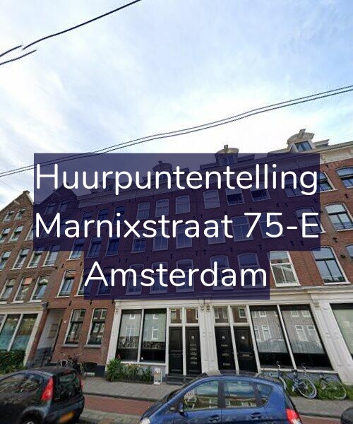 Foto gevel Huurpuntentelling voor Marnixstraat 75-E, Amsterdam