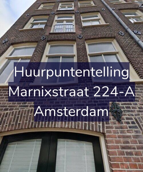 Foto gevel Huurpuntentelling voor Marnixstraat 224-A, Amsterdam