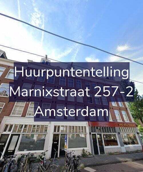 Foto gevel Huurpuntentelling voor Marnixstraat 257-2, Amsterdam