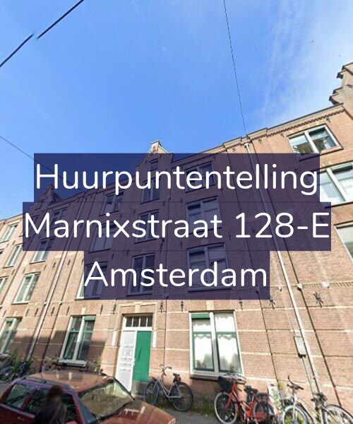 Foto gevel Huurpuntentelling voor Marnixstraat 128-E, Amsterdam