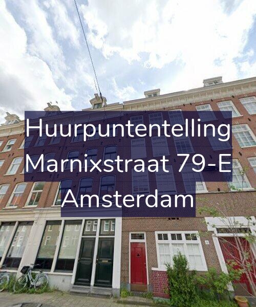 Foto gevel Huurpuntentelling voor Marnixstraat 79-E, Amsterdam