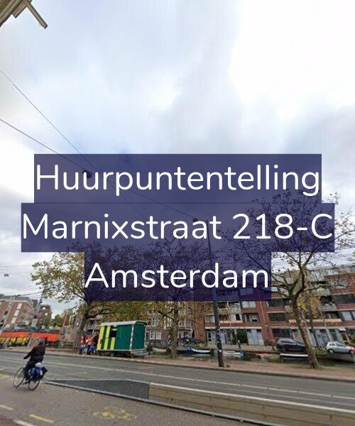 Foto gevel Huurpuntentelling voor Marnixstraat 218-C, Amsterdam