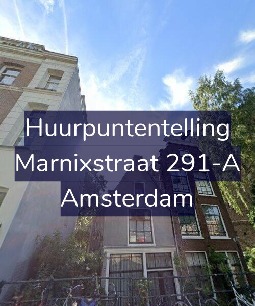 Foto gevel Huurpuntentelling voor Marnixstraat 291-A, Amsterdam
