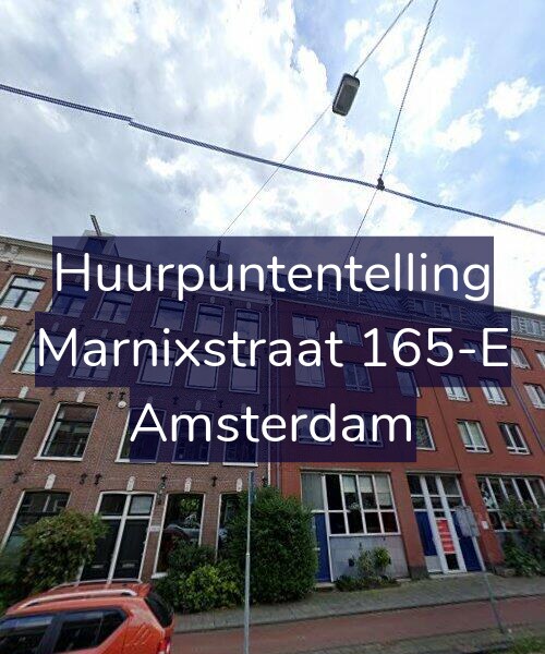 Foto gevel Huurpuntentelling voor Marnixstraat 165-E, Amsterdam