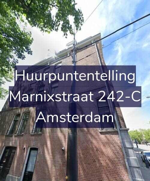 Foto gevel Huurpuntentelling voor Marnixstraat 242-C, Amsterdam