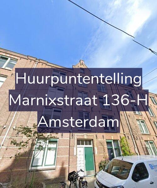 Foto gevel Huurpuntentelling voor Marnixstraat 136-H, Amsterdam
