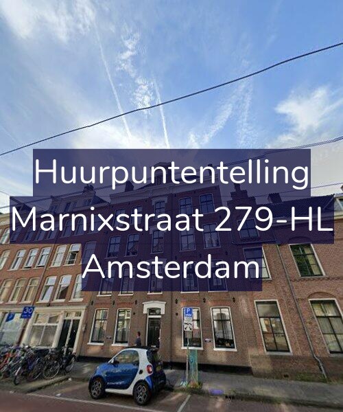 Foto gevel Huurpuntentelling voor Marnixstraat 279-HL, Amsterdam