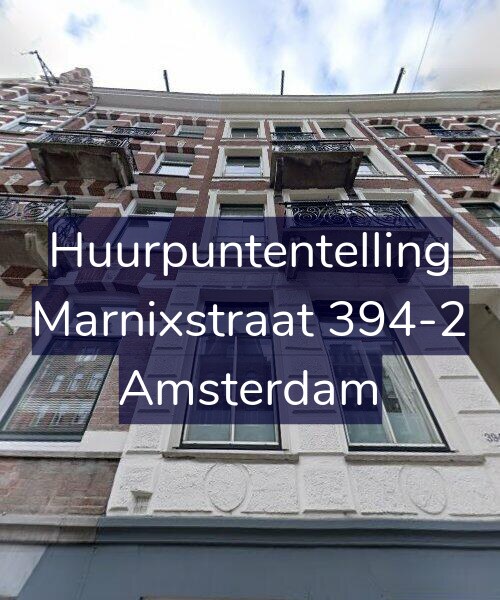 Foto gevel Huurpuntentelling voor Marnixstraat 394-2, Amsterdam