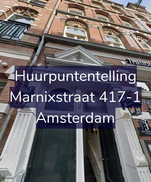 Foto gevel Huurpuntentelling voor Marnixstraat 417-1, Amsterdam