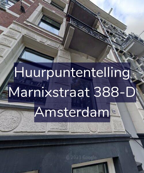 Foto gevel Huurpuntentelling voor Marnixstraat 388-D, Amsterdam
