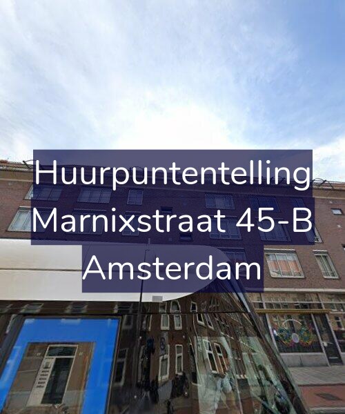 Foto gevel Huurpuntentelling voor Marnixstraat 45-B, Amsterdam