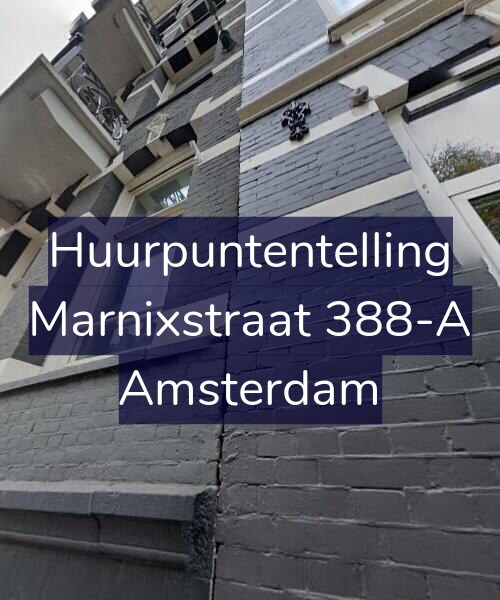 Foto gevel Huurpuntentelling voor Marnixstraat 388-A, Amsterdam