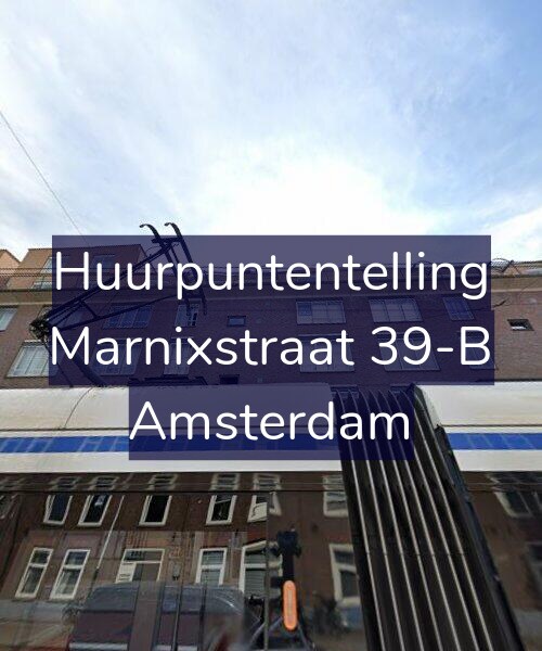 Foto gevel Huurpuntentelling voor Marnixstraat 39-B, Amsterdam