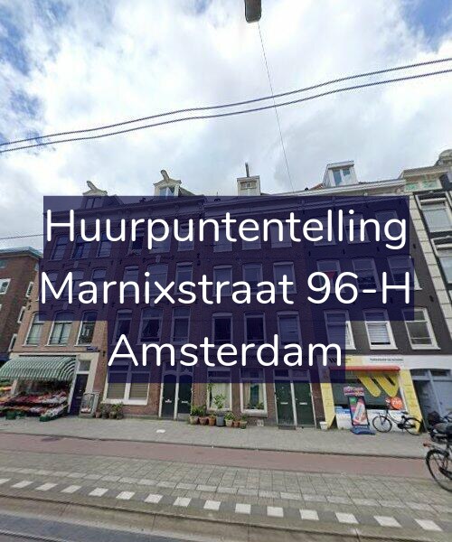 Foto gevel Huurpuntentelling voor Marnixstraat 96-H, Amsterdam