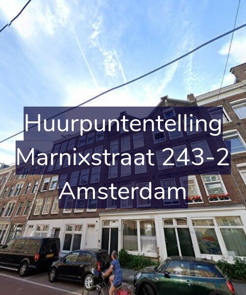 Foto gevel Huurpuntentelling voor Marnixstraat 243-2, Amsterdam