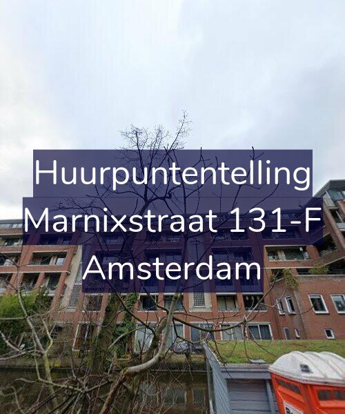 Foto gevel Huurpuntentelling voor Marnixstraat 131-F, Amsterdam