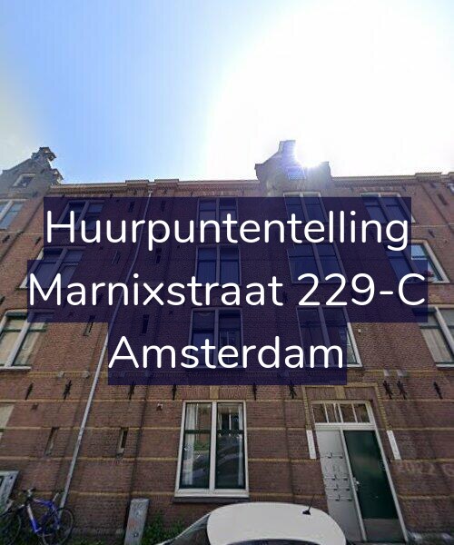 Foto gevel Huurpuntentelling voor Marnixstraat 229-C, Amsterdam
