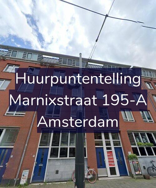 Foto gevel Huurpuntentelling voor Marnixstraat 195-A, Amsterdam