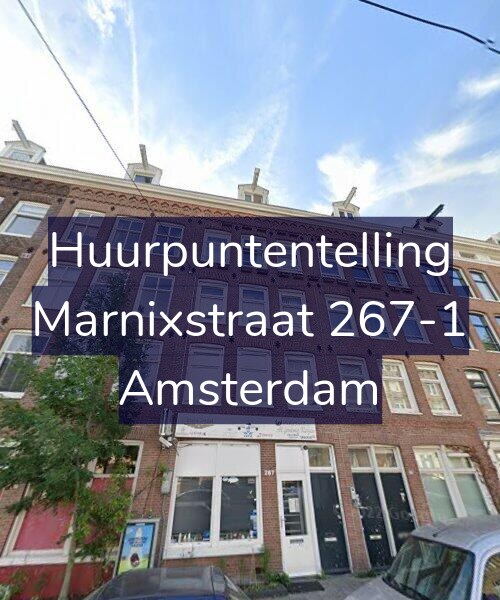 Foto gevel Huurpuntentelling voor Marnixstraat 267-1, Amsterdam