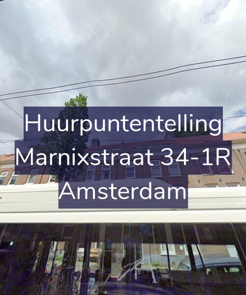 Foto gevel Huurpuntentelling voor Marnixstraat 34-1R, Amsterdam