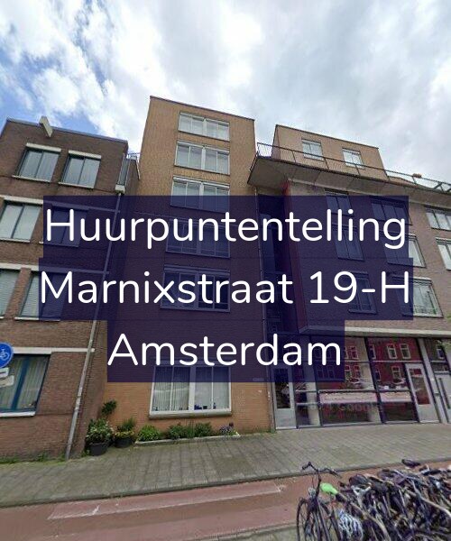 Foto gevel Huurpuntentelling voor Marnixstraat 19-H, Amsterdam