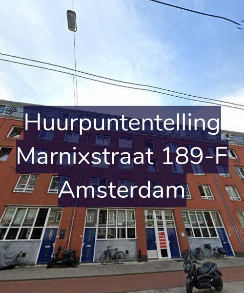 Foto gevel Huurpuntentelling voor Marnixstraat 189-F, Amsterdam