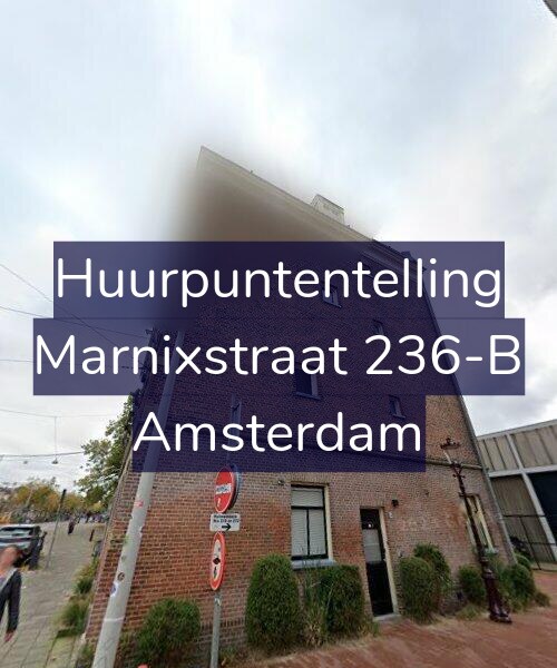 Foto gevel Huurpuntentelling voor Marnixstraat 236-B, Amsterdam