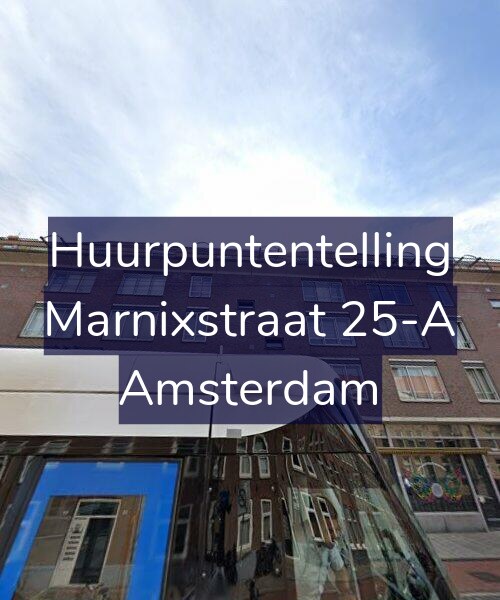 Foto gevel Huurpuntentelling voor Marnixstraat 25-A, Amsterdam
