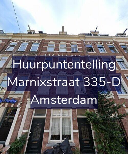 Foto gevel Huurpuntentelling voor Marnixstraat 335-D, Amsterdam