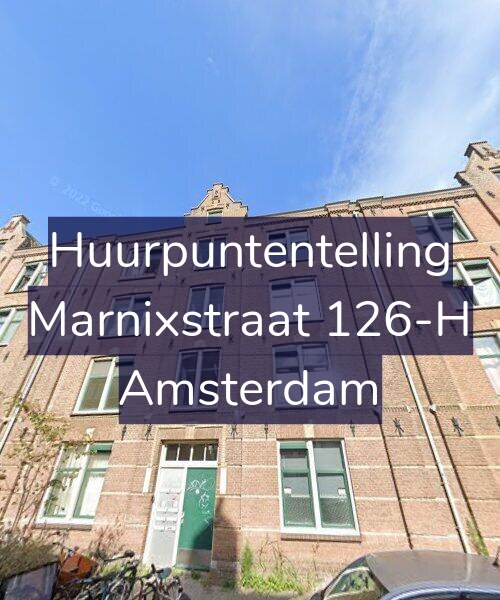 Foto gevel Huurpuntentelling voor Marnixstraat 126-H, Amsterdam