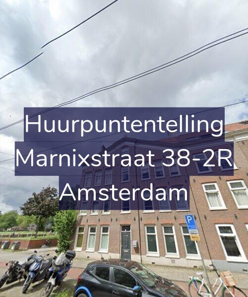 Foto gevel Huurpuntentelling voor Marnixstraat 38-2R, Amsterdam