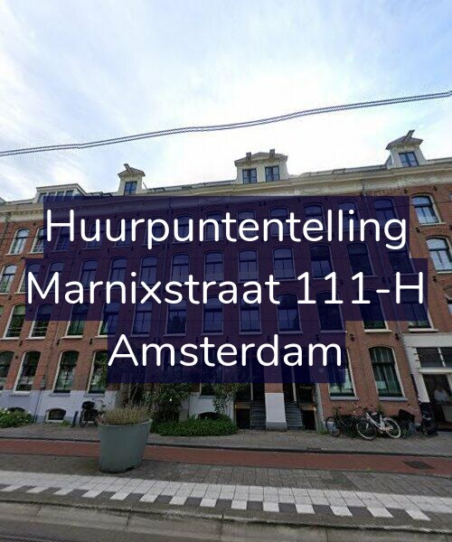 Foto gevel Huurpuntentelling voor Marnixstraat 111-H, Amsterdam