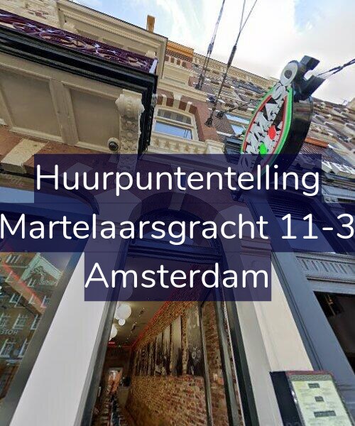 Foto gevel Huurpuntentelling voor Martelaarsgracht 11-3, Amsterdam