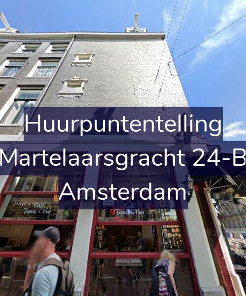 Foto gevel Huurpuntentelling voor Martelaarsgracht 24-B, Amsterdam