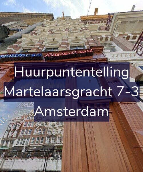 Foto gevel Huurpuntentelling voor Martelaarsgracht 7-3, Amsterdam