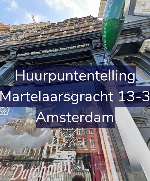 Foto gevel Huurpuntentelling voor Martelaarsgracht 13-3, Amsterdam
